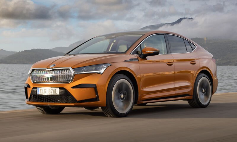 MEILLEUR-AUTONOMIE-VOITURE-ELECTRIQUE-Škoda-Enyaq-EV-OCCASION